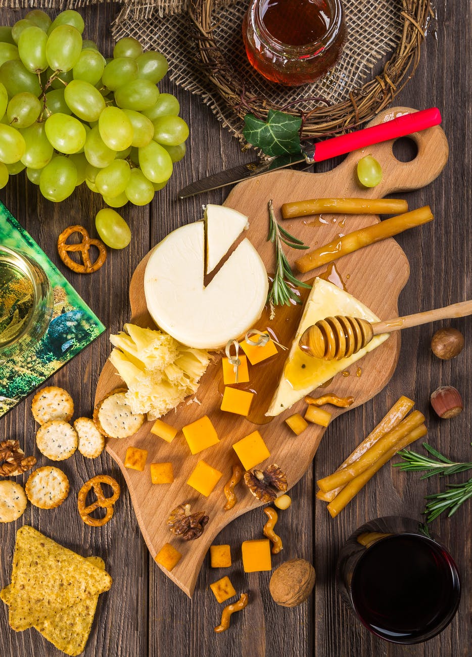 appetizer assorted bowl cheese